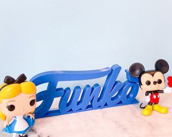 Funko Pop Logo Decoration Schriftzug-3d Druck-Sign