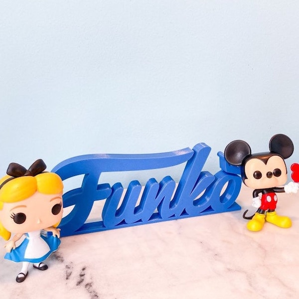 Funko Pop Logo Decoration Schriftzug-3d Druck-Sign