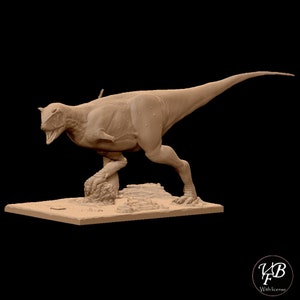Carnotaurus sastrei Replica: Detailed Miniature to Paint of the Horned Carnivorous Dinosaur