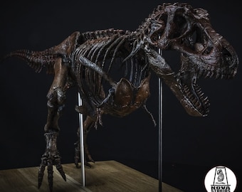 Tyrannosaurus Rex "Monty" Skeleton: Extinct Fauna of the Mesozoic in Resin - Miniature to Paint and Replicas of Miniatures