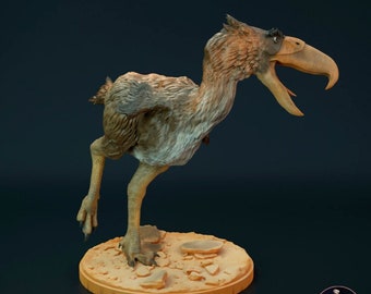 Miniaturas da fauna pré-histórica do Neógeno: Réplicas de Kelenken, o terror do Cenozóico - Miniaturas de dinossauros para pintar
