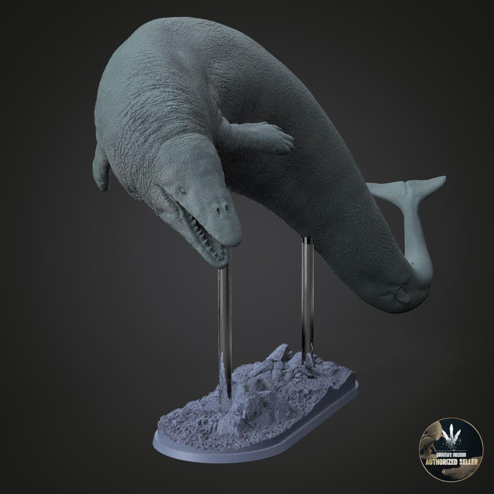 Basilosaurus Cetoides Miniature to Paint: Detailed Replica of the ...