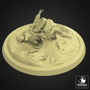 Microraptor Pack, fantasy wargame miniature, Rescale Miniatures, Dinotopia, Miniature, tabletop miniature.