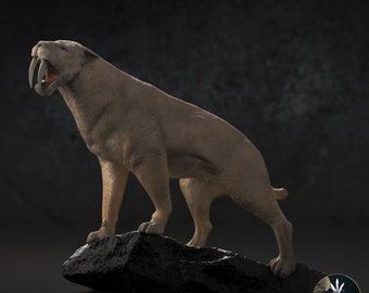Download Smilodon populator : The Saber-toothed Cat von Miniature Museum