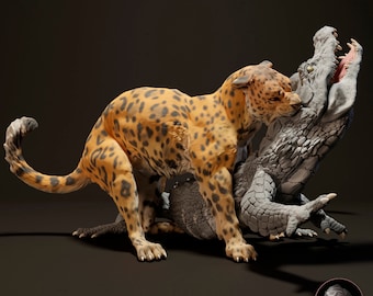 トゲトゲの悪魔の絵画ミニチュア: オーストラリアの角のあるトカゲの
