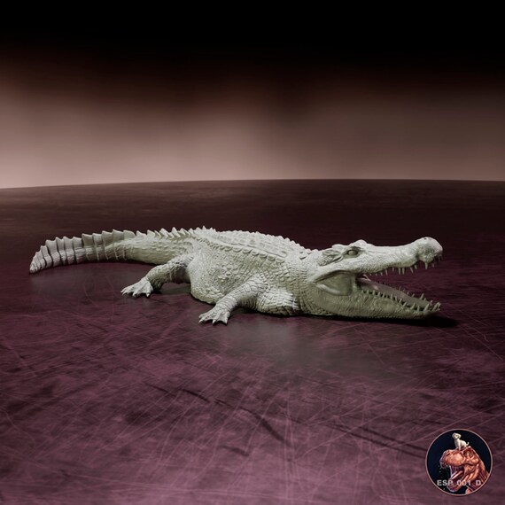 デイノスクス リオグランデンシス 塗装可能なレプリカ: 先史時代の巨大