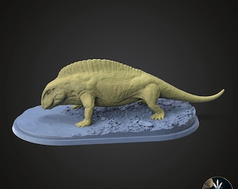 Sphenacodon ferox Miniature to Paint: Detailed Replica of the Terrestrial Reptile from the Permian