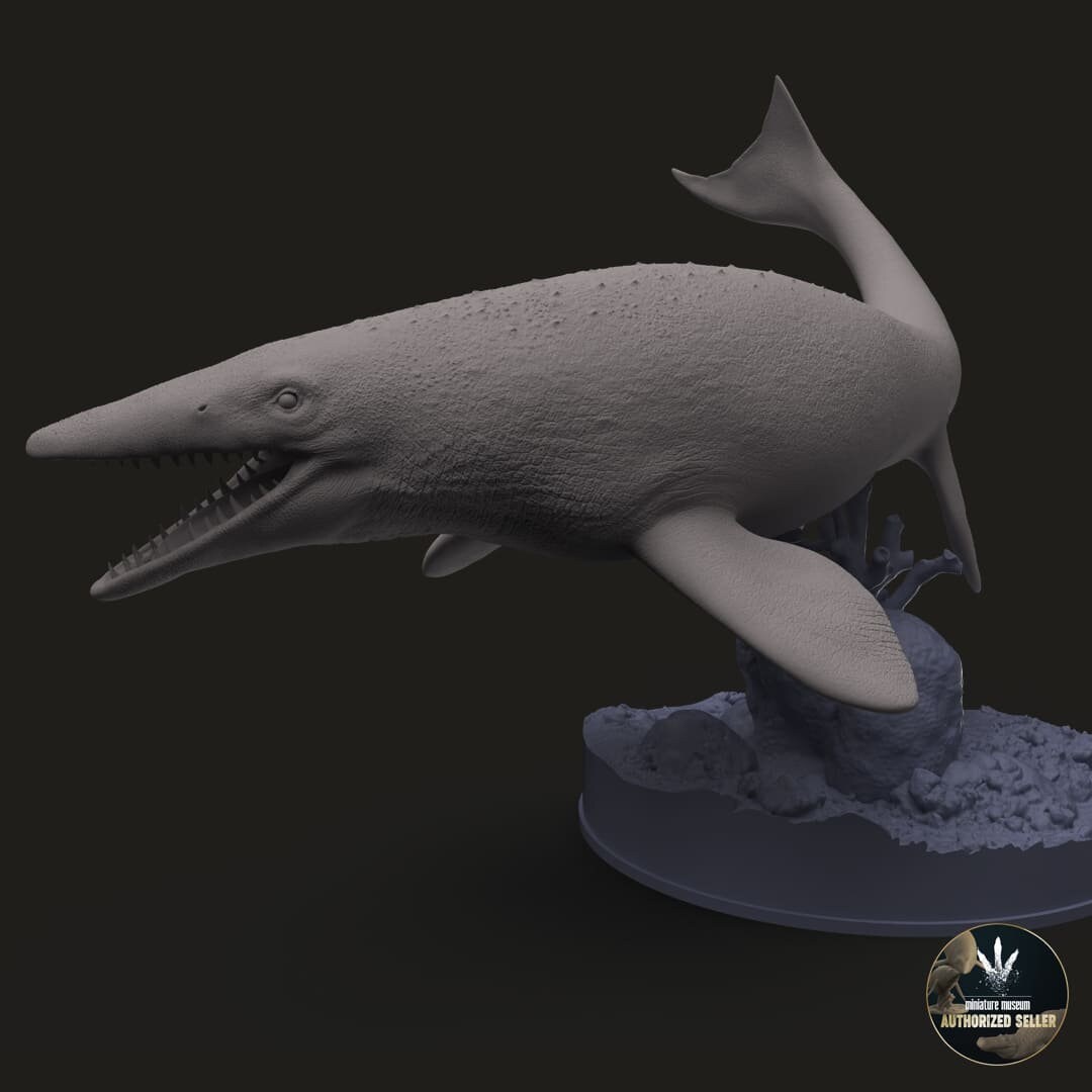 Miniatura para Pintar Hainosaurus bernardi: Réplica Detallada del