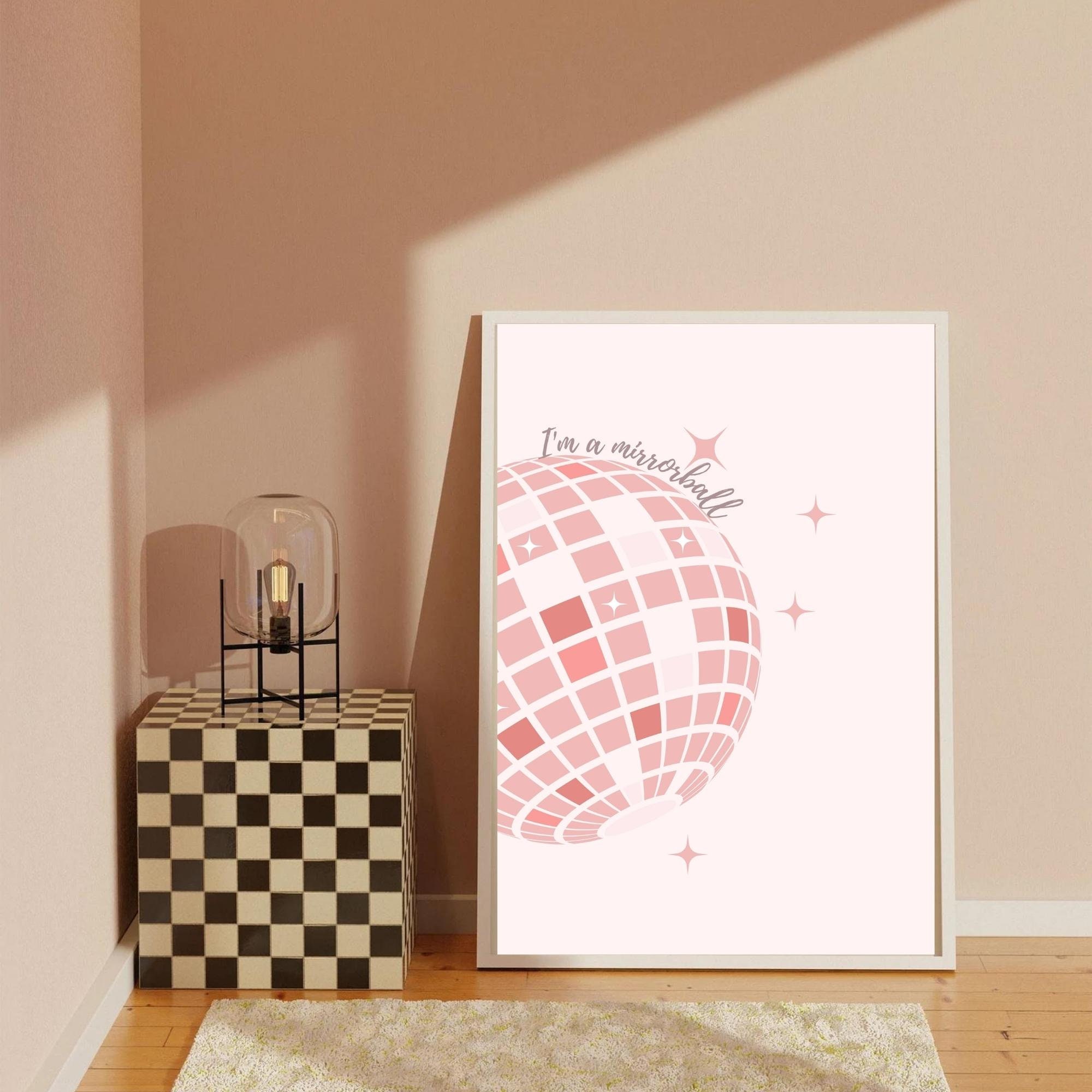 Taylor Swift Mirrorball Digital Art Poster,mirrorball Downloadable