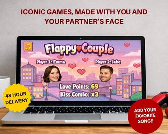 Anpassat mobilspel för par, personliga minispel för par, onlinespel för flickvän/pojkvän