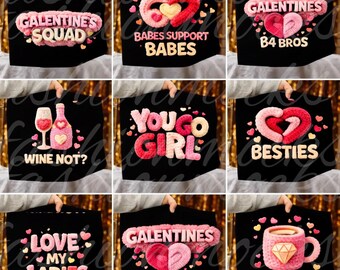 Galentines Day nepgareneffect png-stijl coquette Girl Power digitale ontwerpen antivalentijnsdag