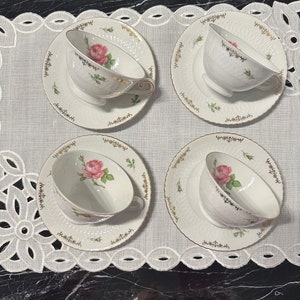 Seltmann Weiden Bavaria Teacups Set (8 pieces)