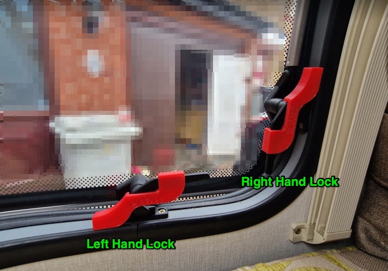 Caravan Window Handle Polyplastic Security, Child, Safety Lock image 7