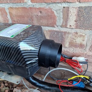 Adattatore per condotto di ingresso riscaldatore diesel da 5 kW da 75 mm immagine 4