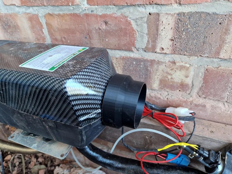 Adattatore per condotto di ingresso riscaldatore diesel da 5 kW da 75 mm immagine 4