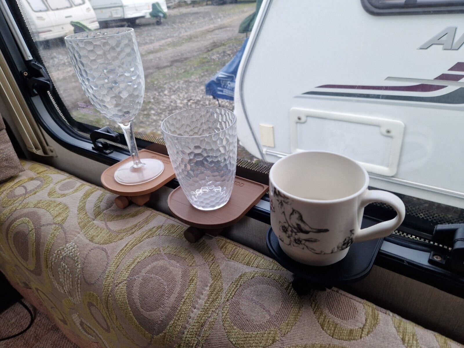 Caravan Window Frame Mounted Cup / Glass Holder / Tray Etsy UK
