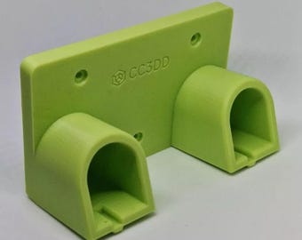CC3DD Väggmonterad dubbel batterihållare för Ryobi One+ 18v