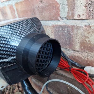 Adattatore per condotto di ingresso riscaldatore diesel da 5 kW da 75 mm immagine 5