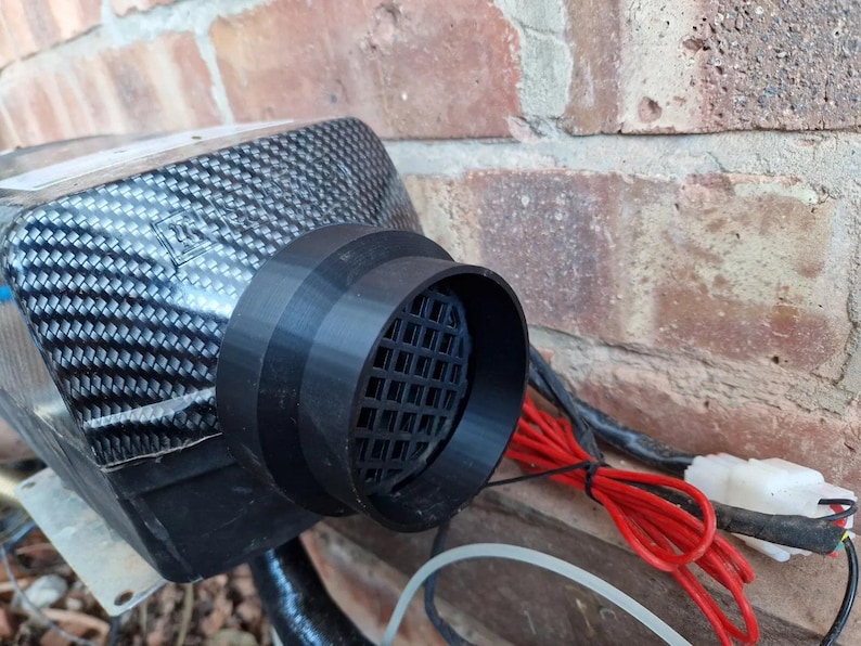 Adattatore per condotto di ingresso riscaldatore diesel da 5 kW da 75 mm immagine 5