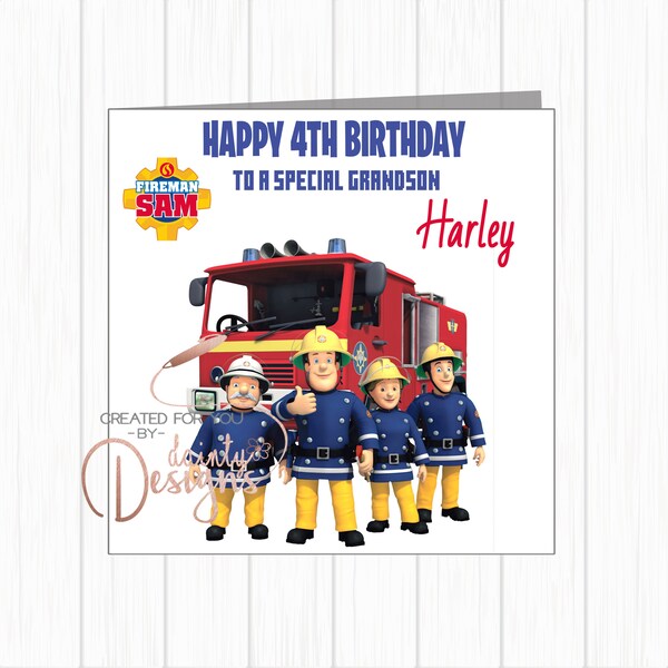 Fireman Birthday - Etsy