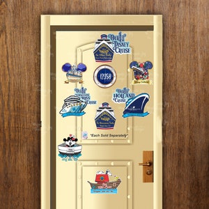 Our First Disney Cruise- Disney inspired Cruise ship stateroom Magnets/Cruise magnets/Holland American Line/Norwegian Bliss/ Personalized