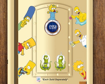 TV Show inspired - Magnets For Cruise Ships / Simpsons show /Gift ideas /Cruise Door Decor