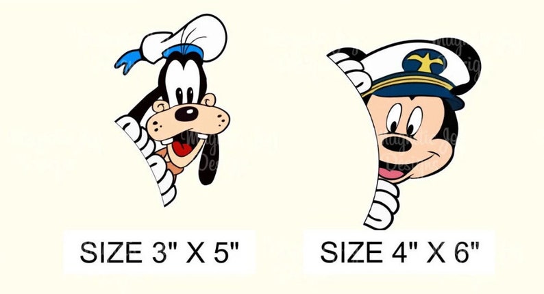 Sailor Mickey & Friends Disney-inspired Magnets For Cruise Ships' Staterooms/Minnie/Donald/Daisy/Goofy/Pluto/Gift idea/Cruise Door Decor image 7