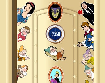 Evil Queen from Snow White -Disney Inspired Cruise Magnet /gift ideas/ vacation magnets/ mirror/witch/apple