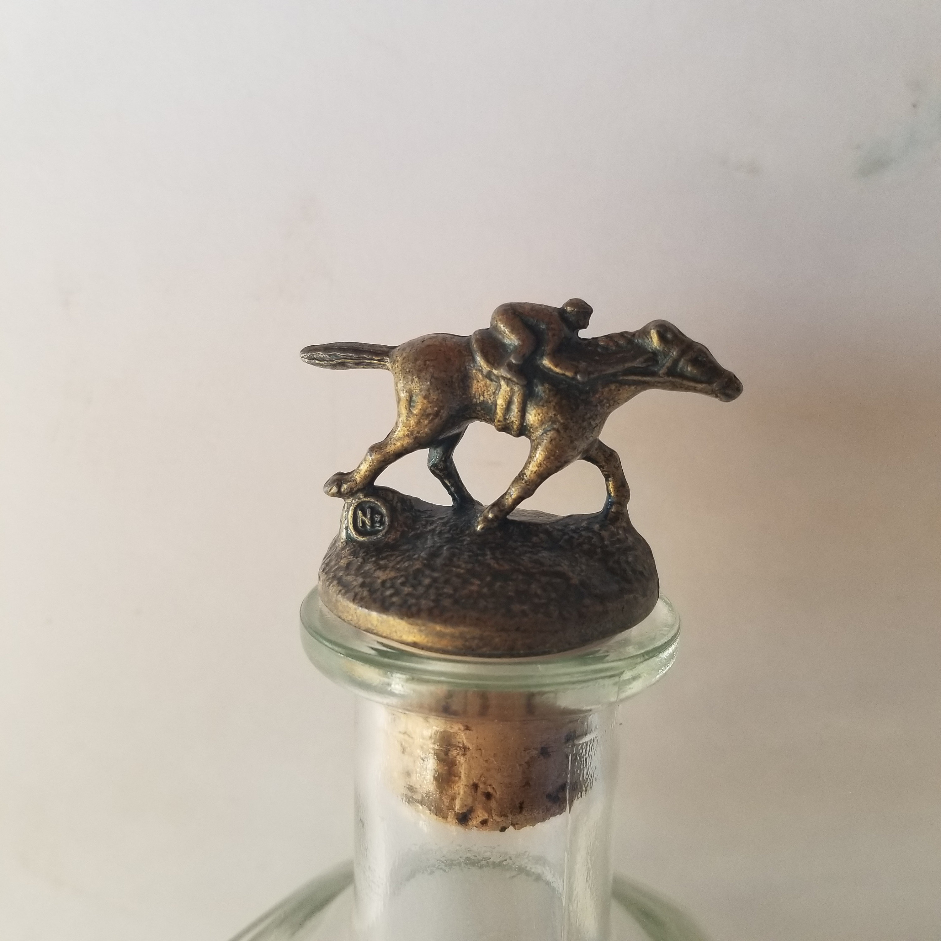 Blantons Bourbon Cowboy Jockey Decanter Bottle Horse Racing Derby Etsy