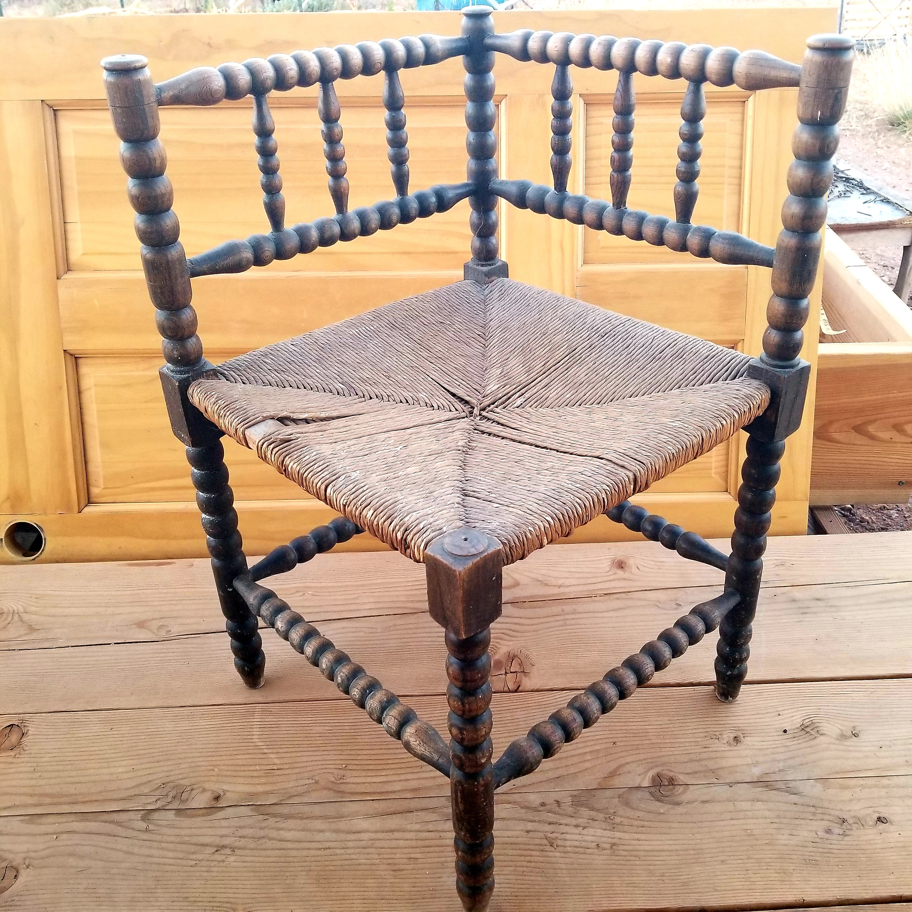 Antique Corner Seat Etsy