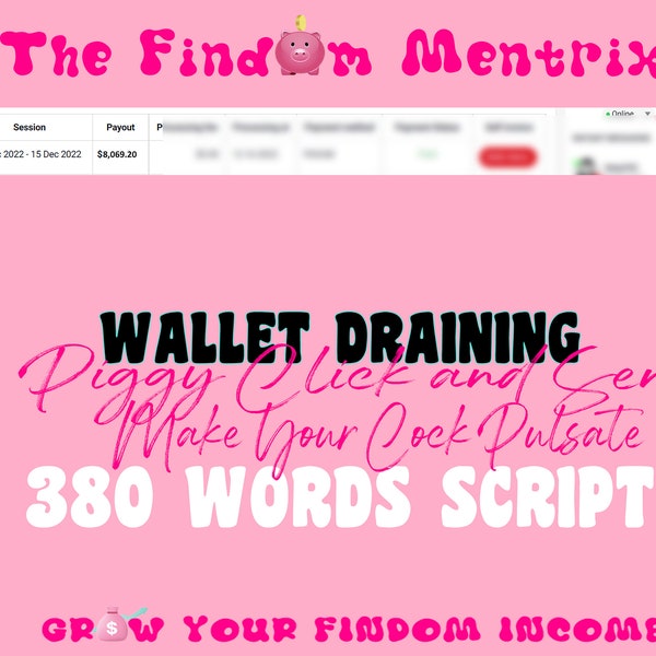 Femdom Script PayPig Findom |Financial Domination Guide | Adult Industry  Content Ideas| Loyalfans Fansly NiteFlirt Findom Income Moneyslave