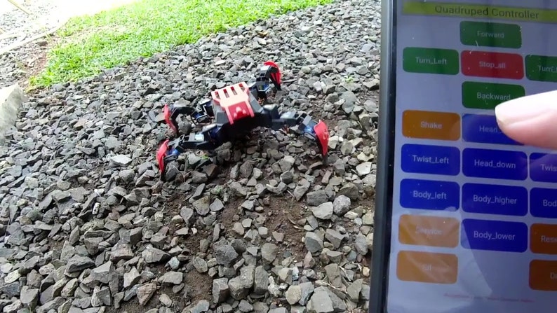 DIY Arduino Quadruped Robot Spider With Smartphone Control - Etsy