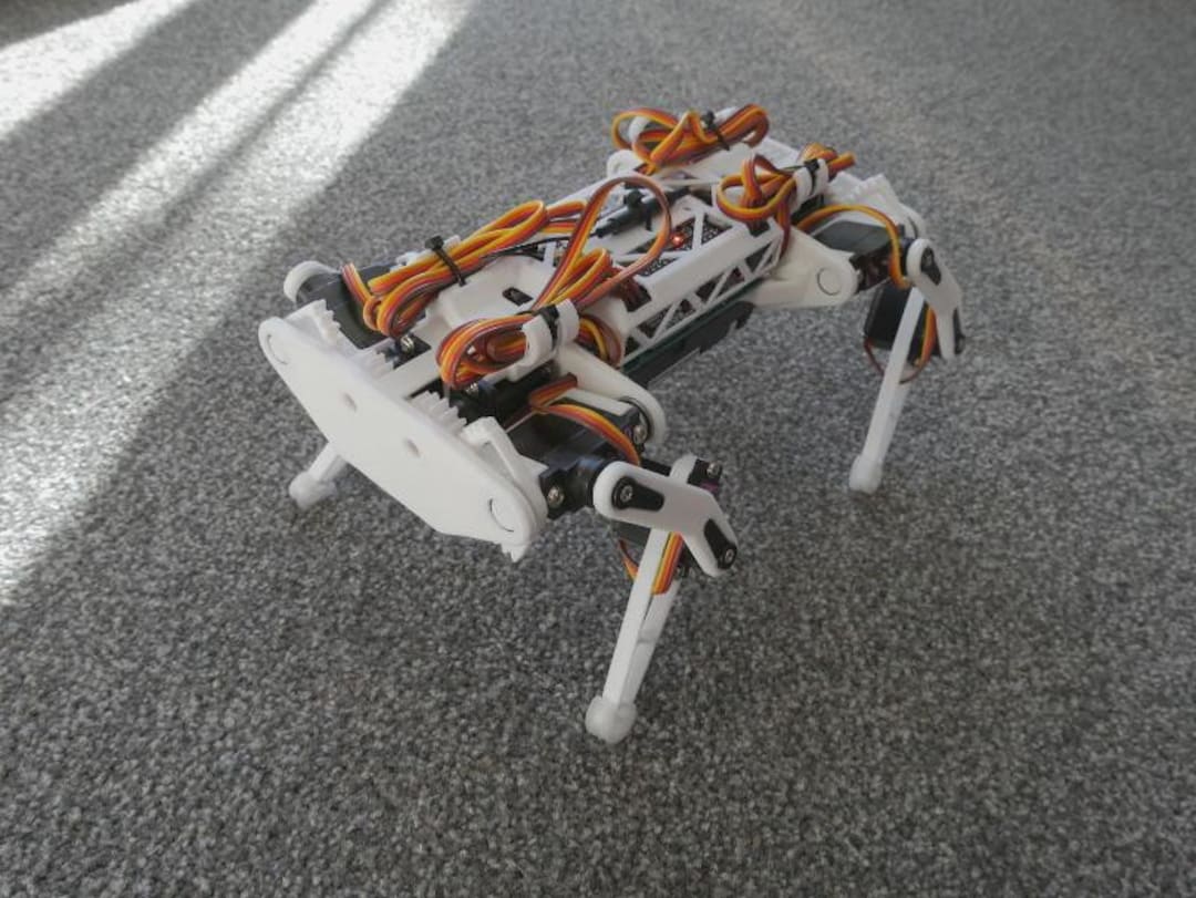 DIY ESP32 Quadruped Robot Dog With Smartphone Control Etsy
