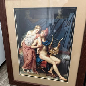 Beautiful Painting Ancient Romans with Harp