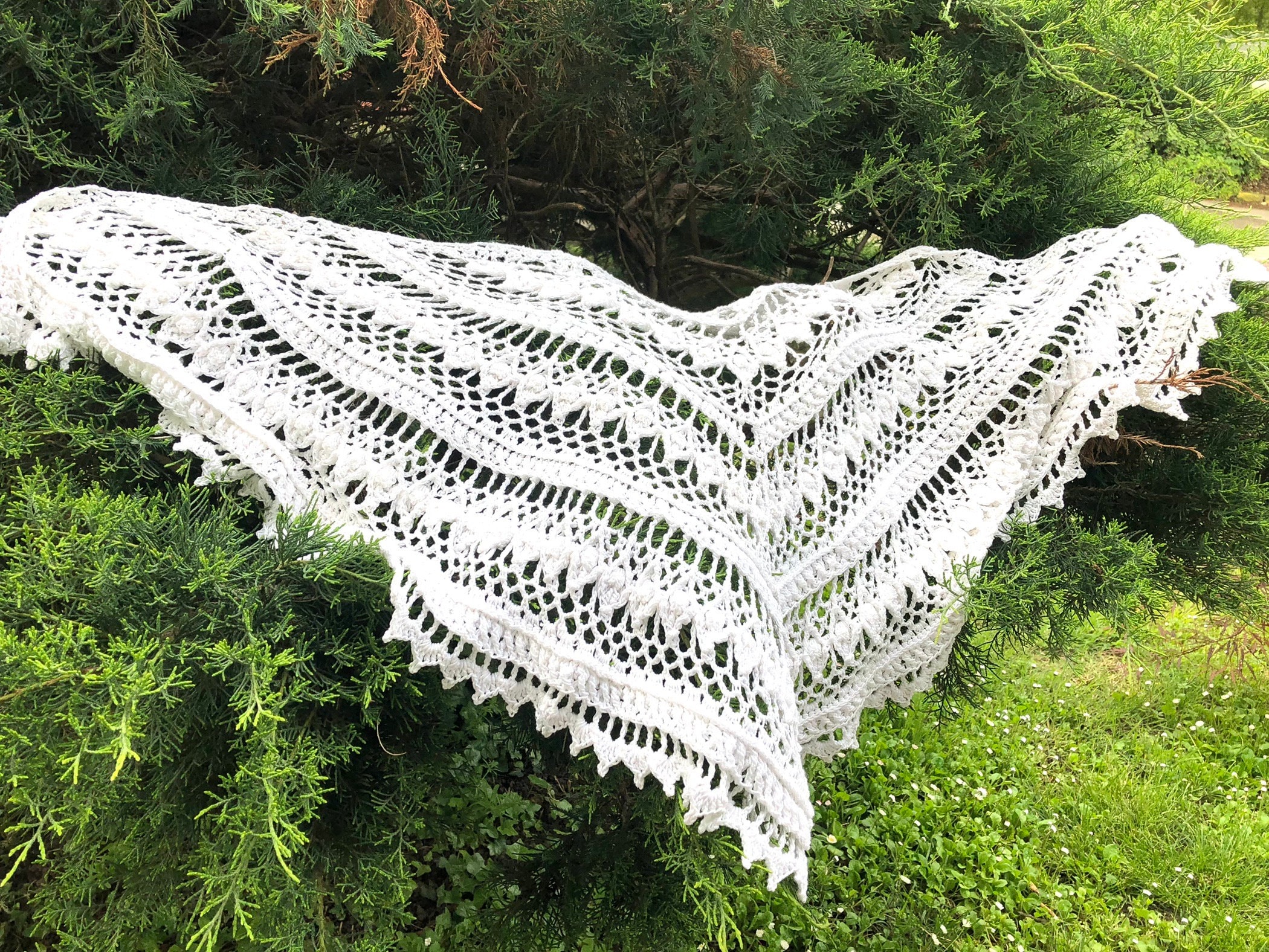 Ad Uncinetto Mantelle Della Nonna Scialli Fatti A Mano Scialli