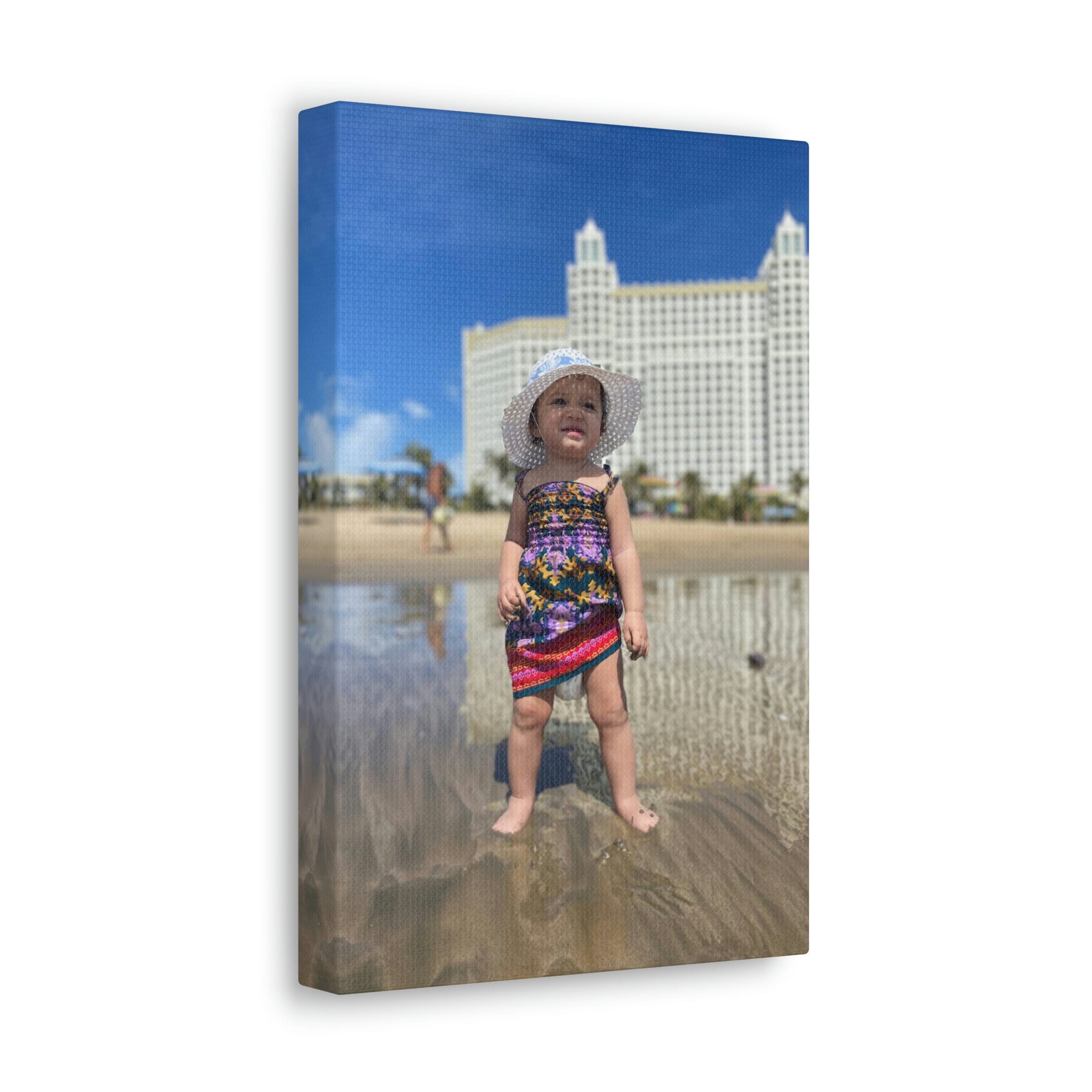 Baby Canvas Art Beach Theme Art Digital Art Original Etsy