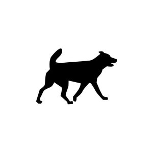 Hund Clip Art Digitales Bild Silhouette png, svg, jpg, pdf
