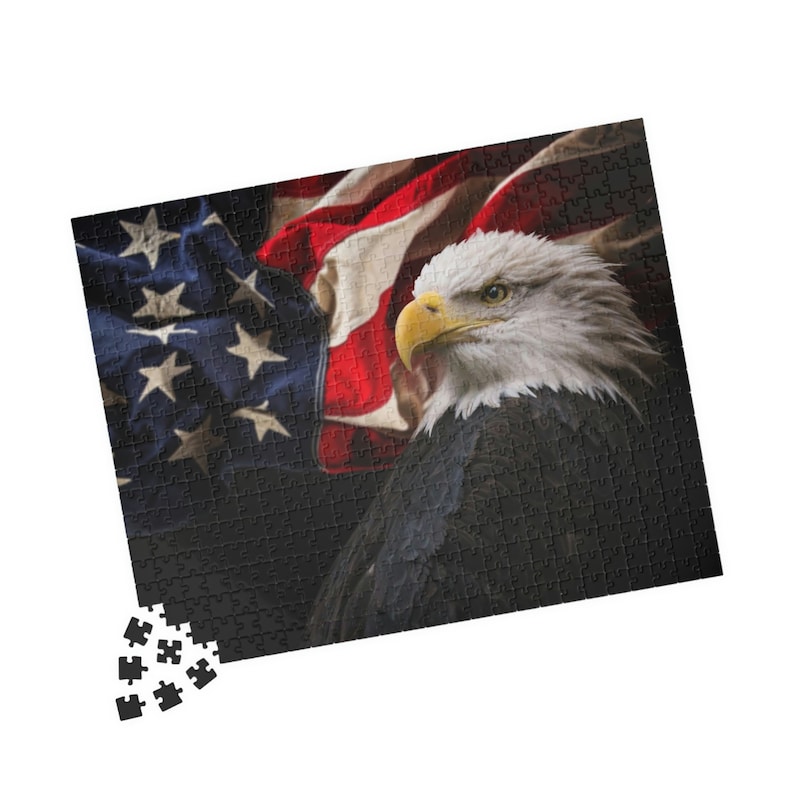 American Bald Eagle Jigsaw Puzzle, Eagle Jigsaw Puzzle, National Bird