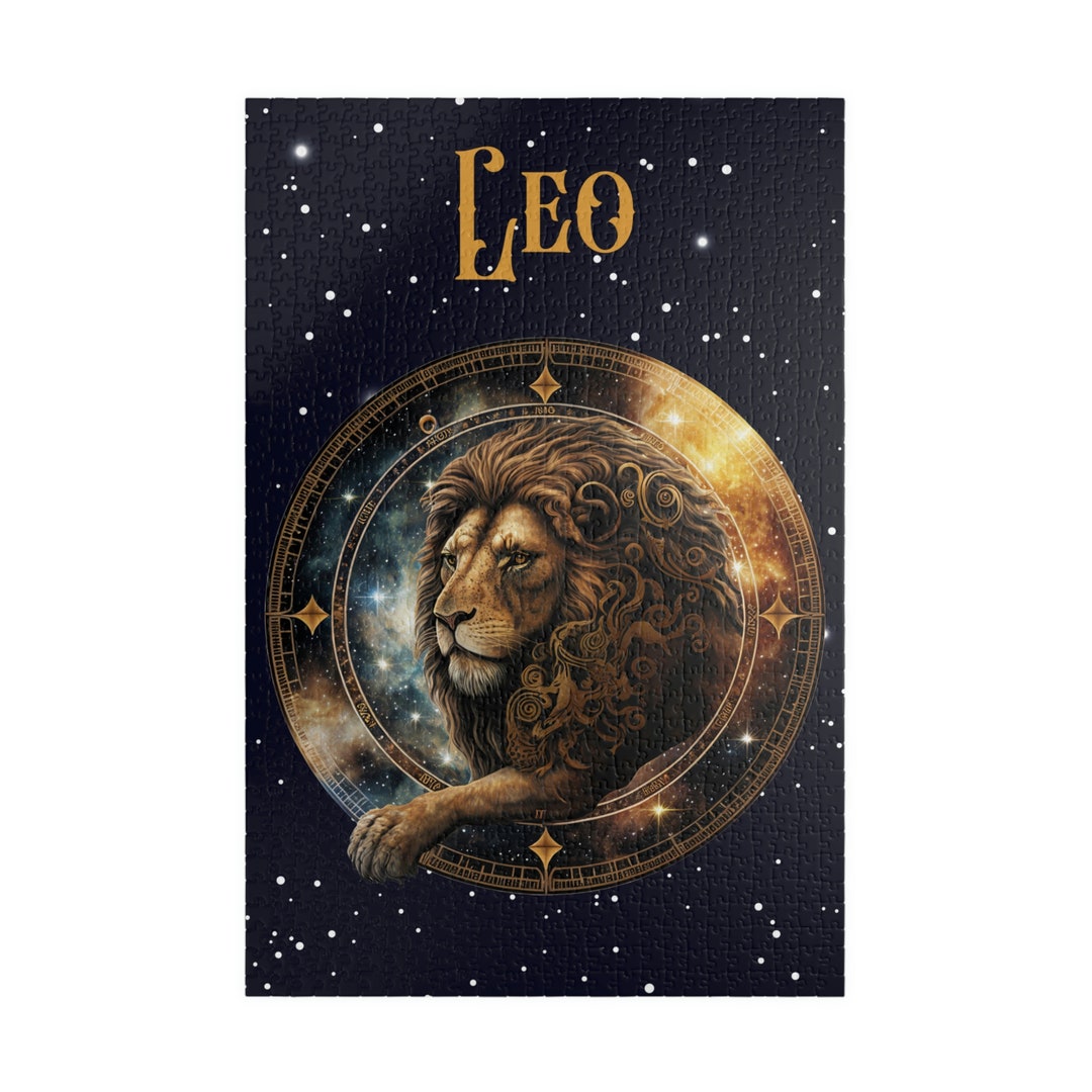 Leo Zodiac Puzzle, Leo Puzzle, Zodiac Puzzle, Gift for Leo, Zodiac Gift