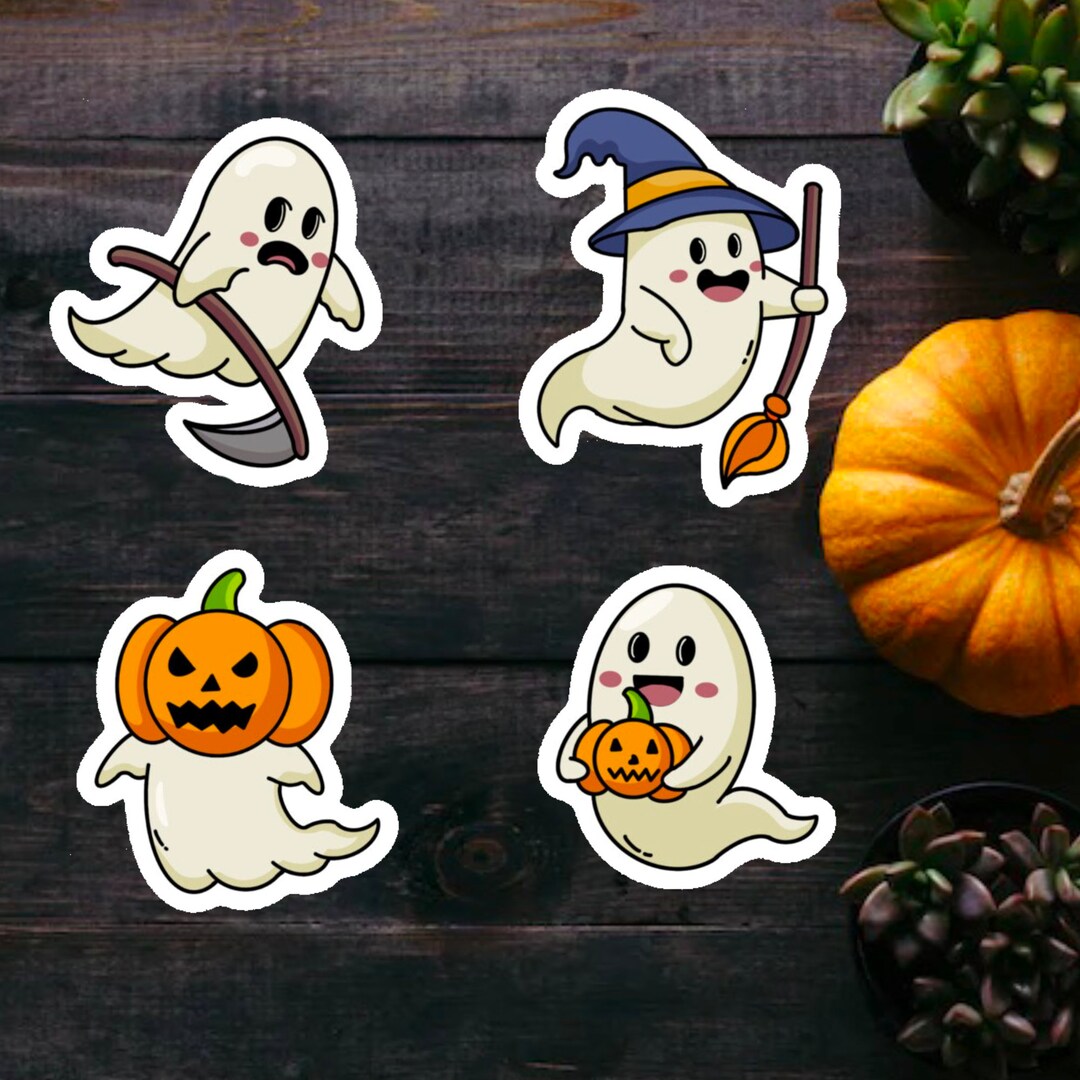 Halloween Sticker Sticker Halloween Spooky Stickers - Etsy