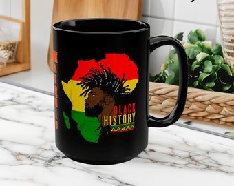 Personalized Black History Pride Mug, African American Gift