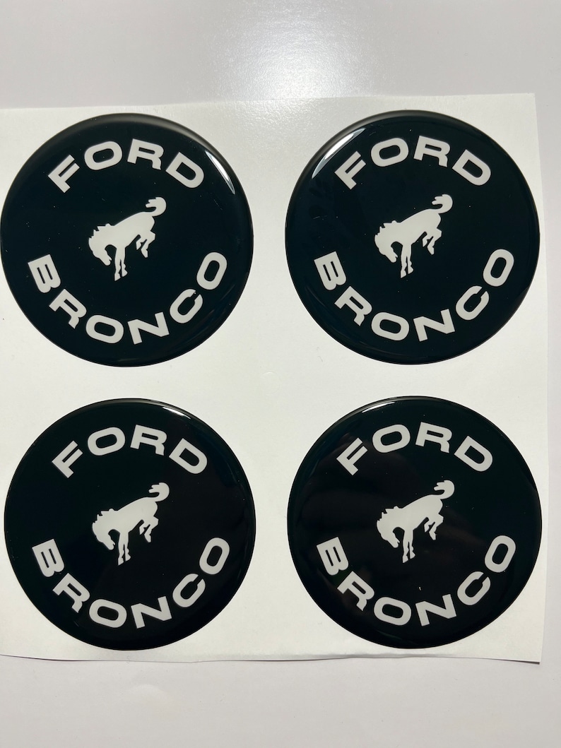 Ford Bronco Decals Center Wheel Caps Selfadhesive Stickers Etsy