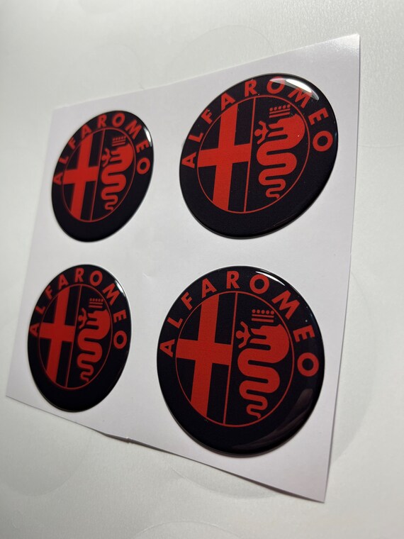 Buy Alfa Romeo Decals Center Wheel Caps Self adhesive Stickers