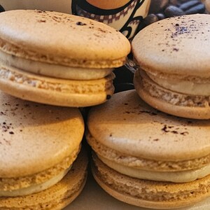 Brewed Coffee Lover&#39;s Macarons Homemade French Cookies