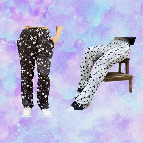 Y2k Star Pants Etsy