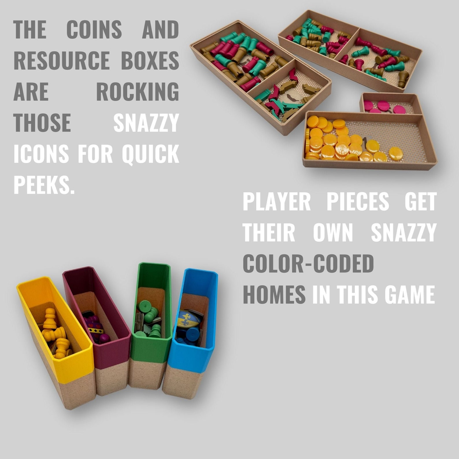 Pax Renaissance 2nd Edition Board Game Insert: 3D Printed Wooden Insert ...
