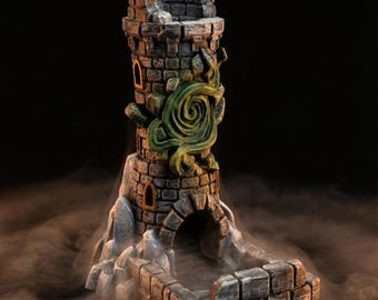 Riftspire - dice tower | Hand Painted | 3D Printed