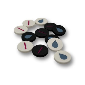 Radlands 3D tokens