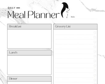 Meal planner with nutritional guidelines