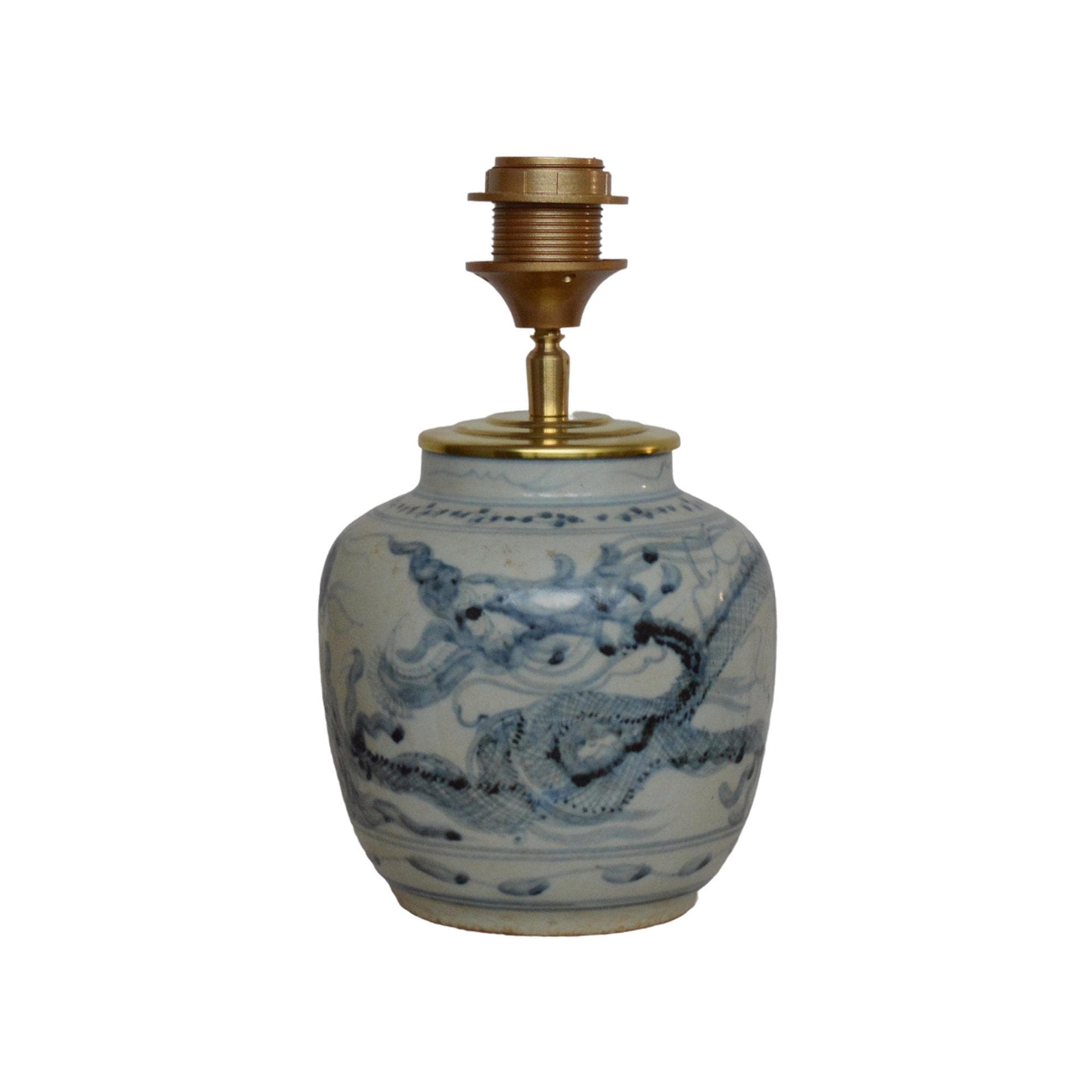 Porzellan Ingwer Jar Vase – Blau-weiße Chinoiserie-Vase Mit Deckel, Ca. 13 X 9 Cm, 350 Ml, Für Dekoration Oder Aufbewahrung